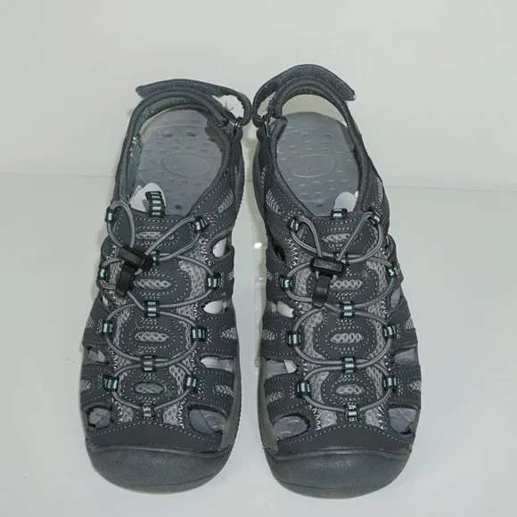 Khombu Womens River Bungee Sandals Size 8.5 Dark G - Picture 2 of 8